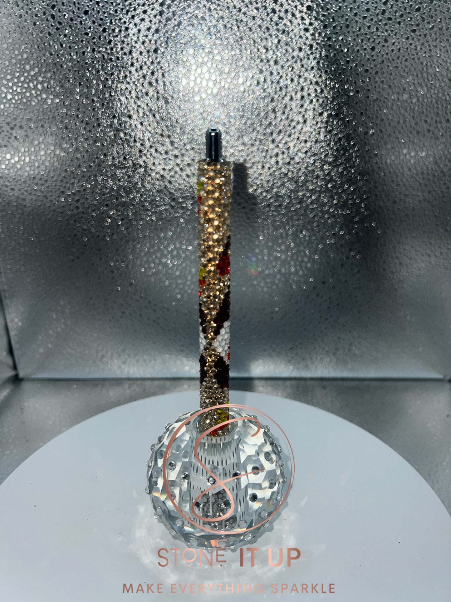 Fall Harvest Gnome Blinged Out Pen