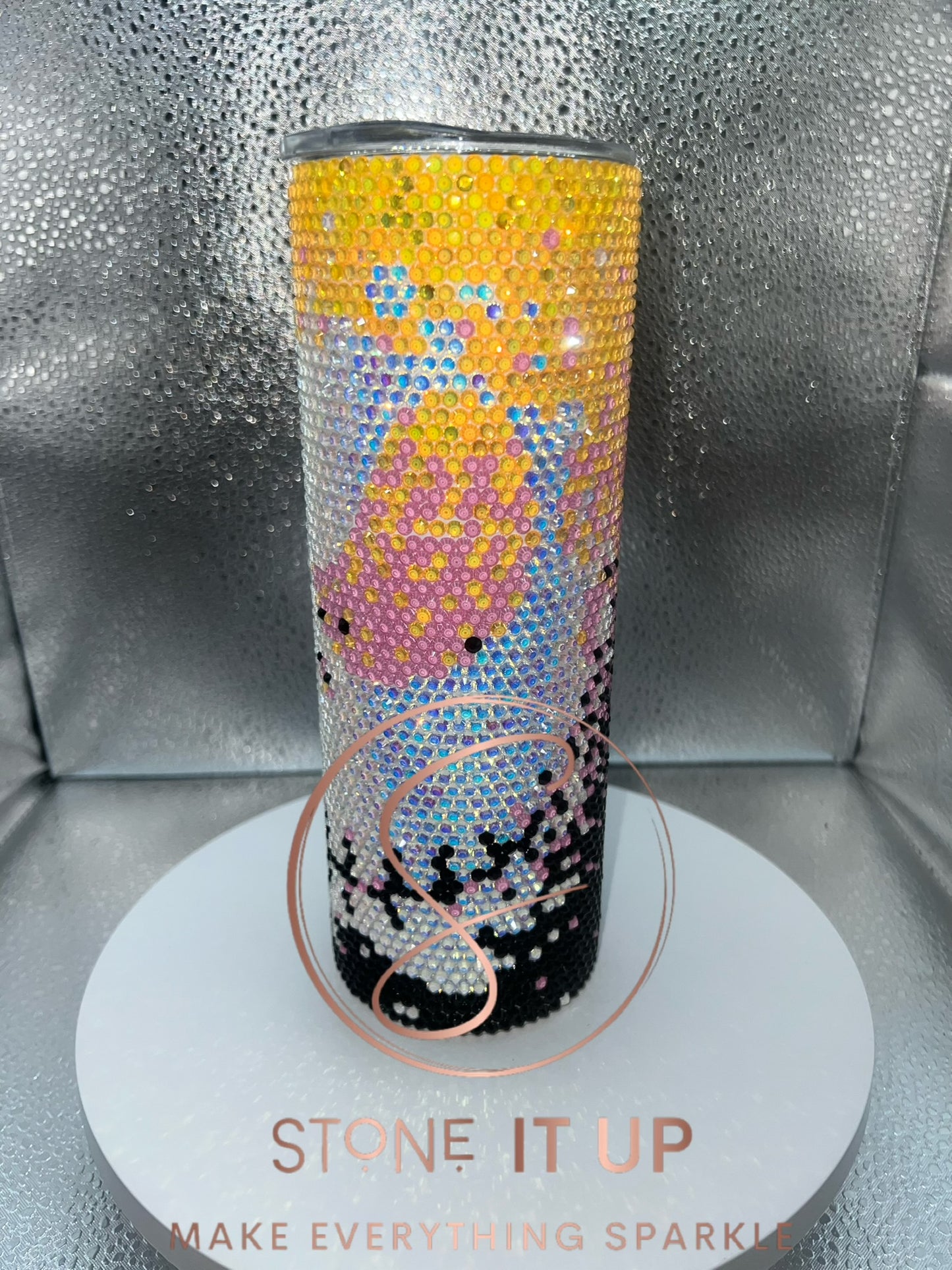 20oz Pumpkin Face Jack Ombre Tumbler (Glows in the Dark)