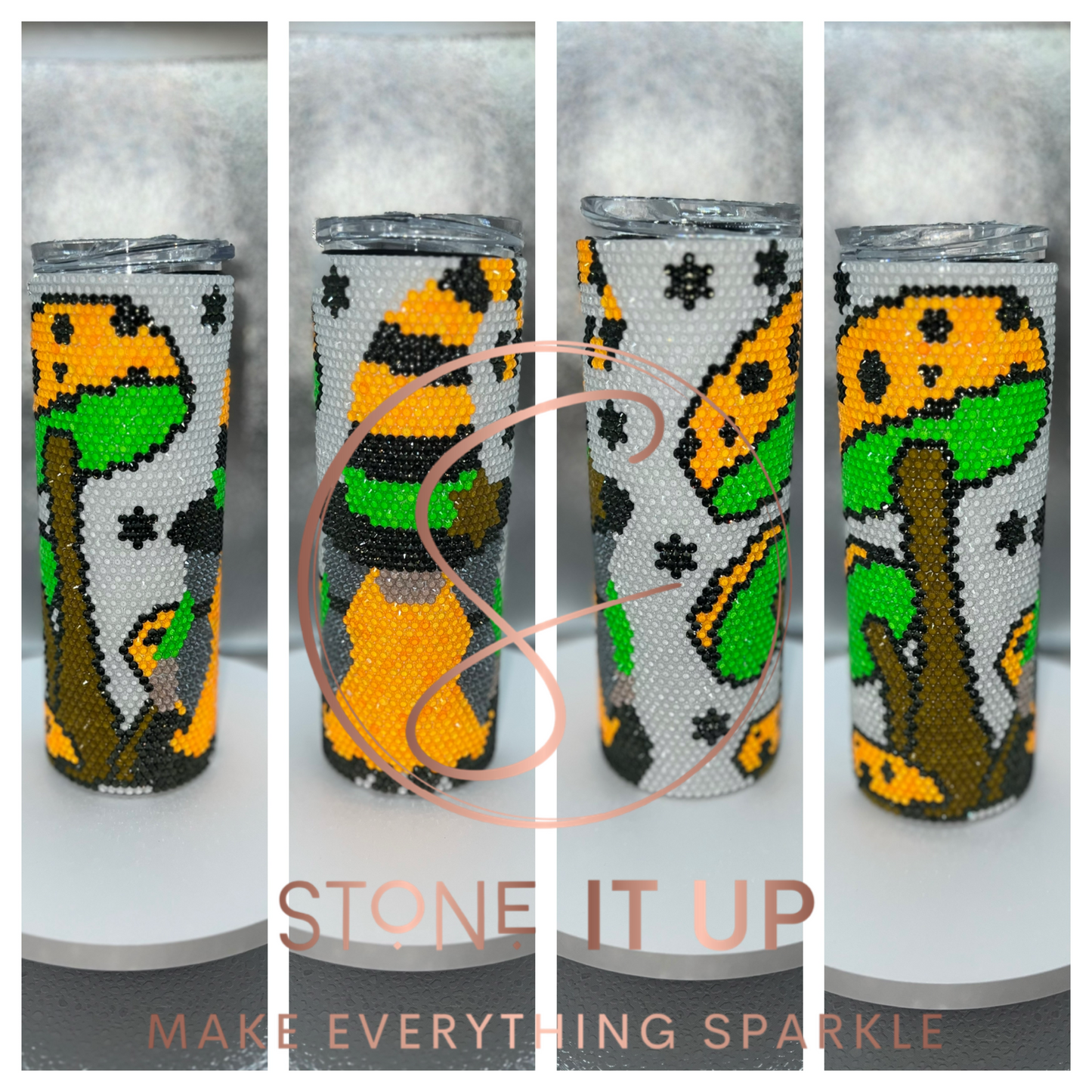 20oz Blinged Out Witchy Ghome