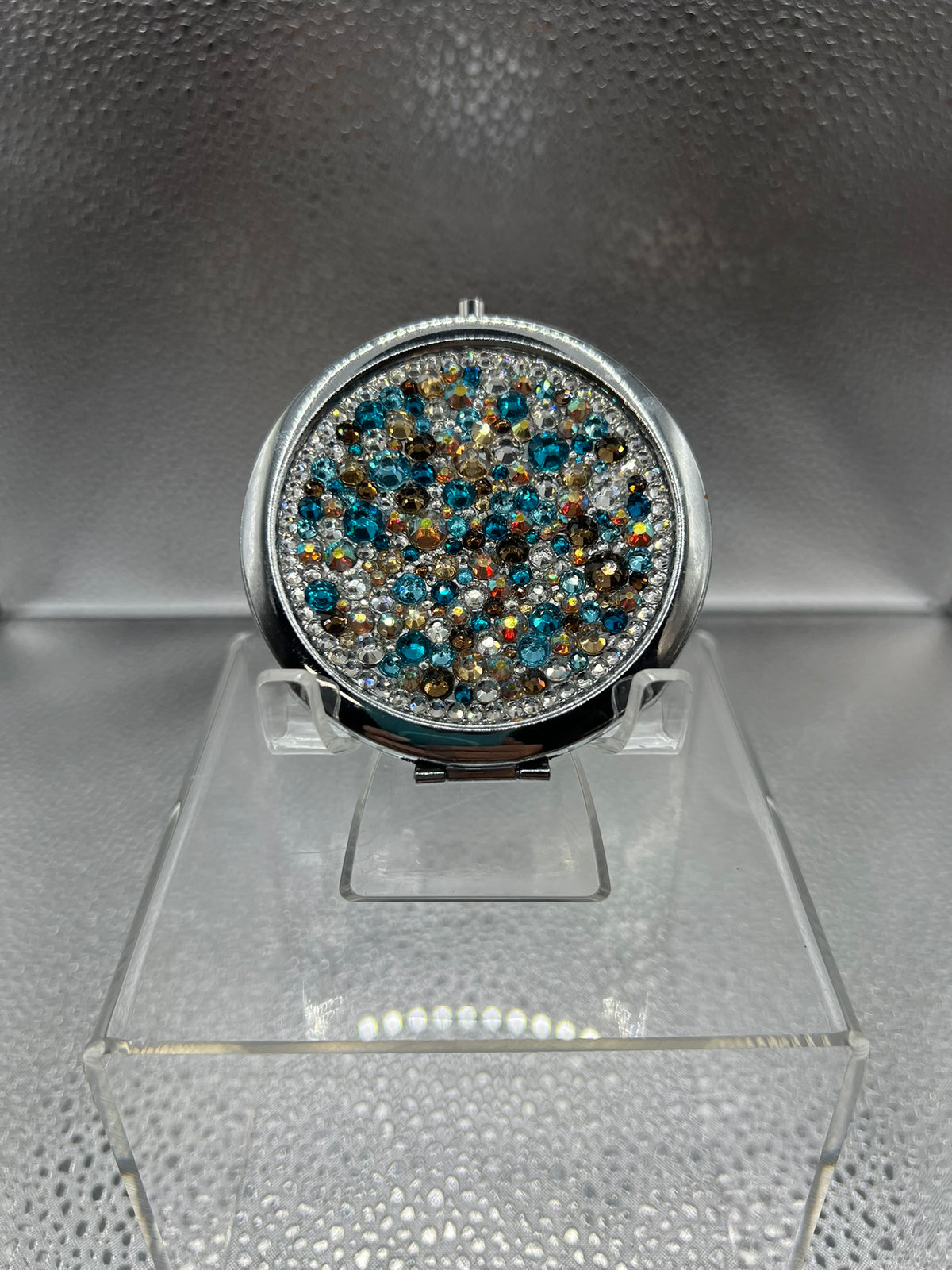 Southern Belle Blinged Out Round Shaped Compact Mirror