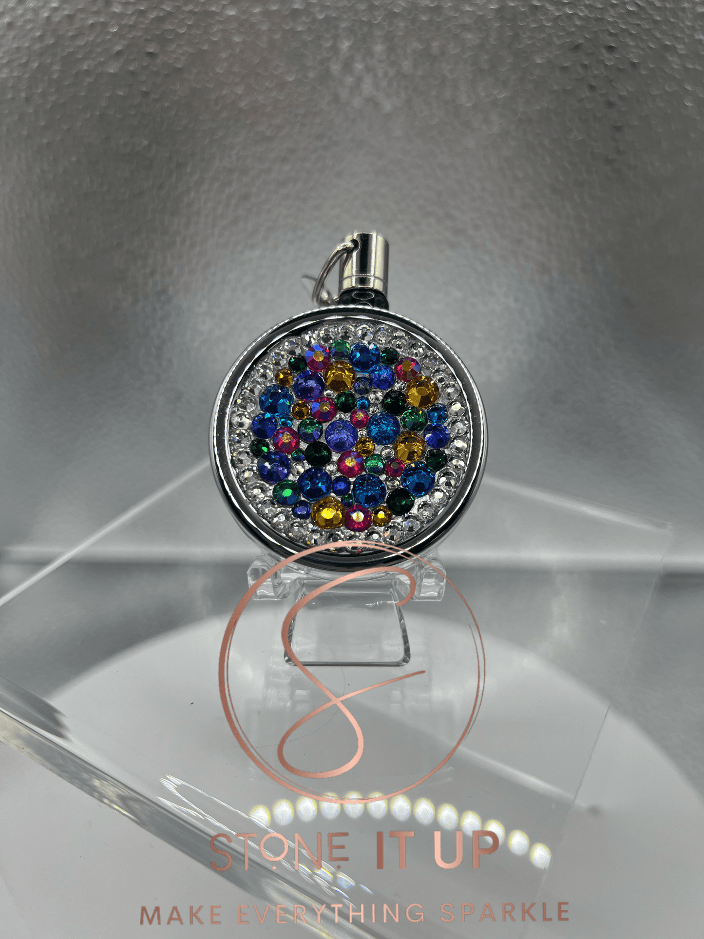Va Va Va Voom Veronica Blinged Out Heavy Duty ID Badge Reel