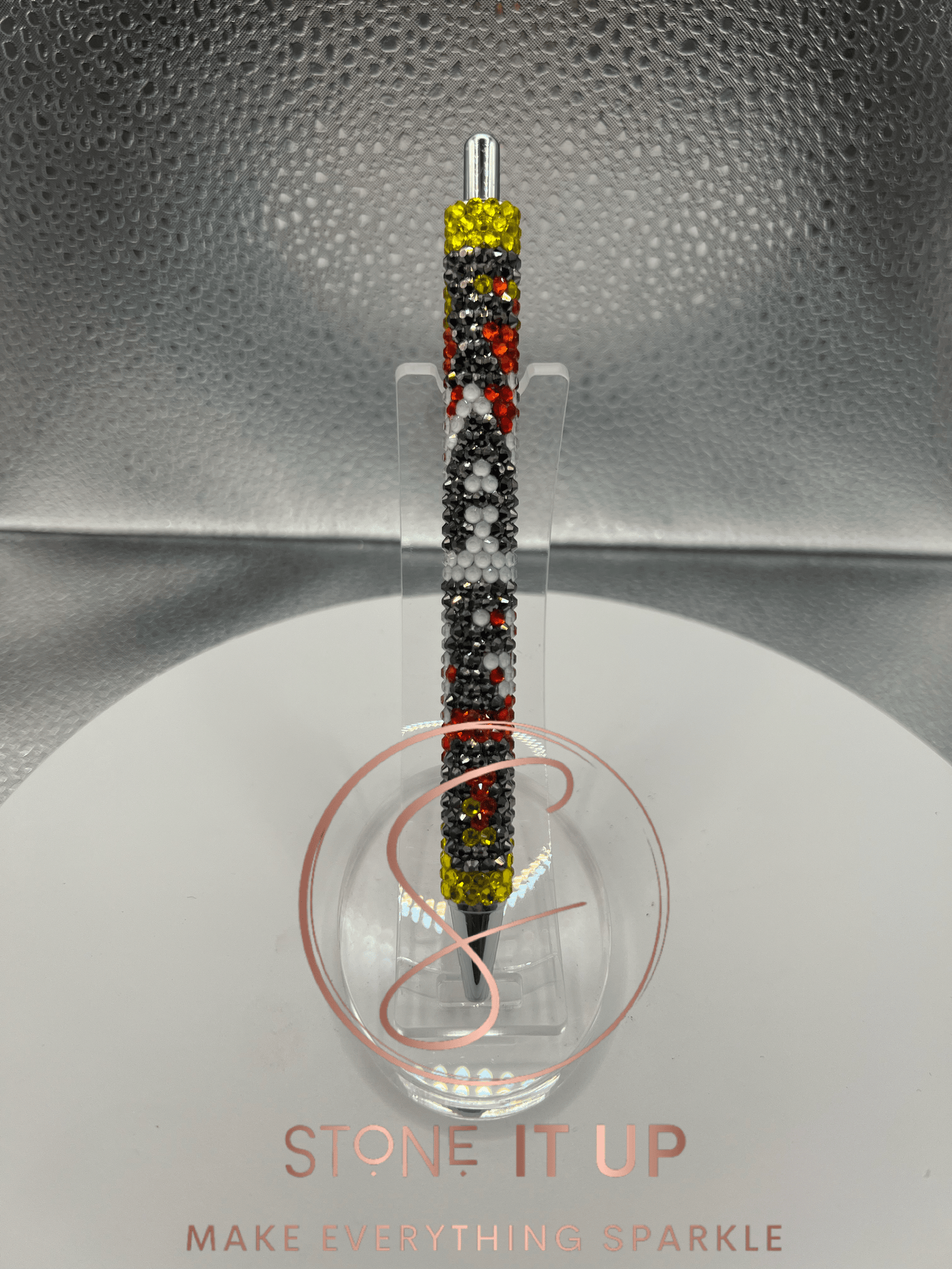On Fire FAFO Blinged Out Gel Pen - One of a Kind!!!