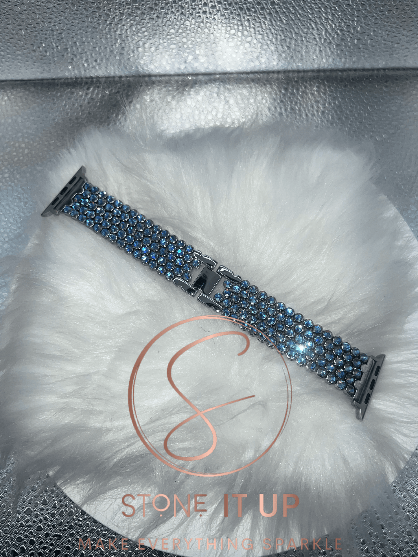 Mirage Sapphire in Silver Apple Watch Band (42-49mm)