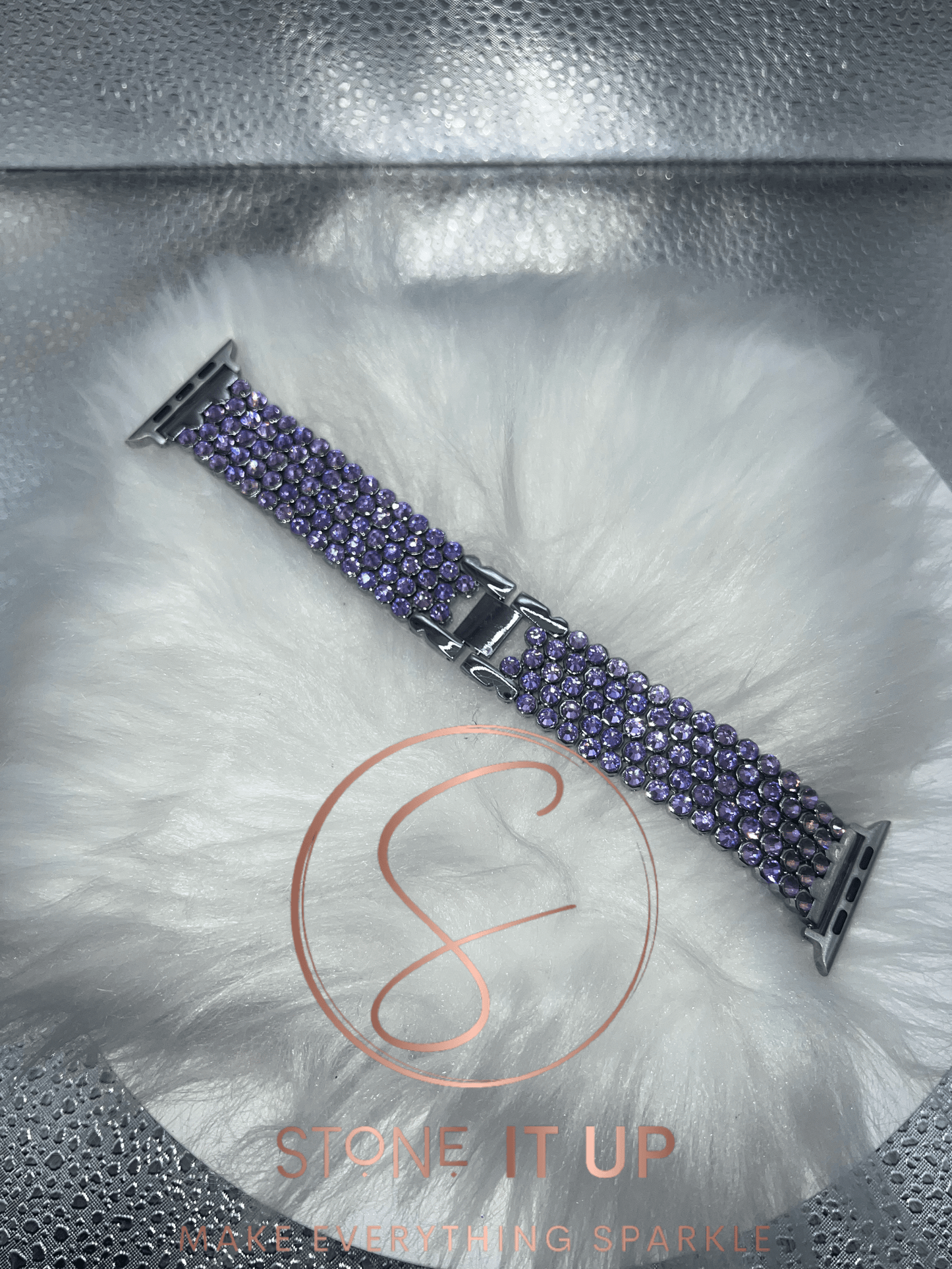 Purple Velvet Apple Watch Band (42-49mm)