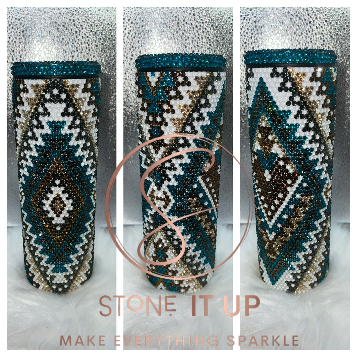 20oz Western Diamonds Blinged Out Tumbler