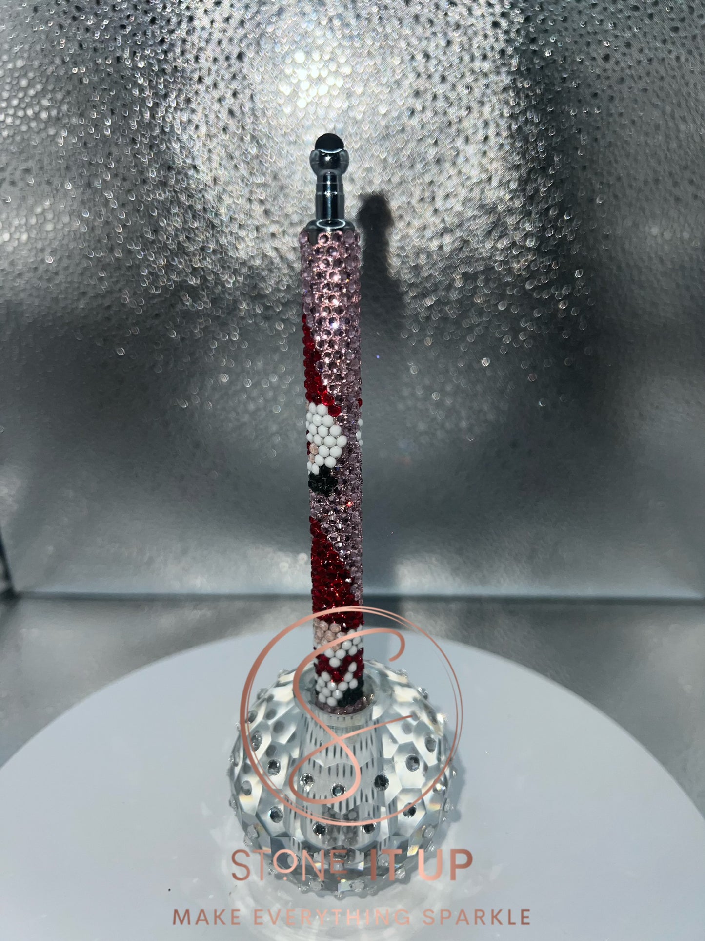 Valentine Love Gnomes Blinged Out Pen