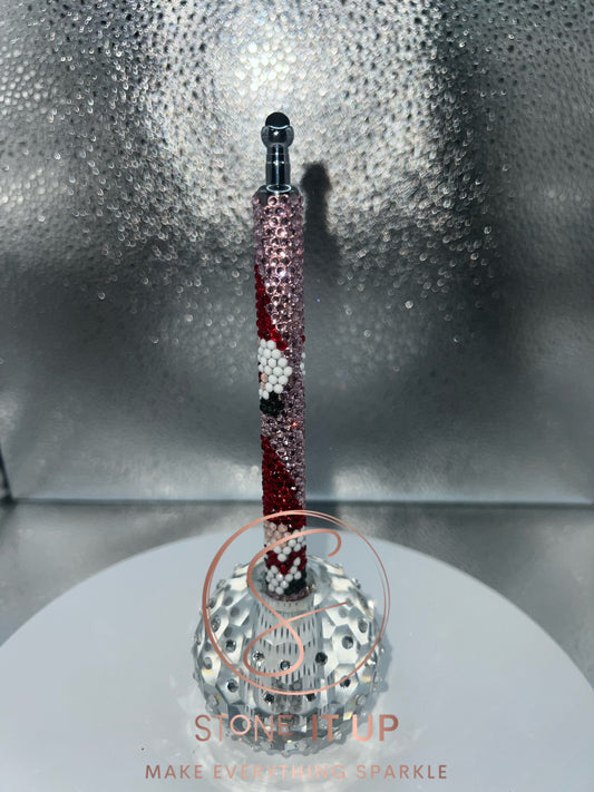 Valentine Love Gnomes Blinged Out Pen