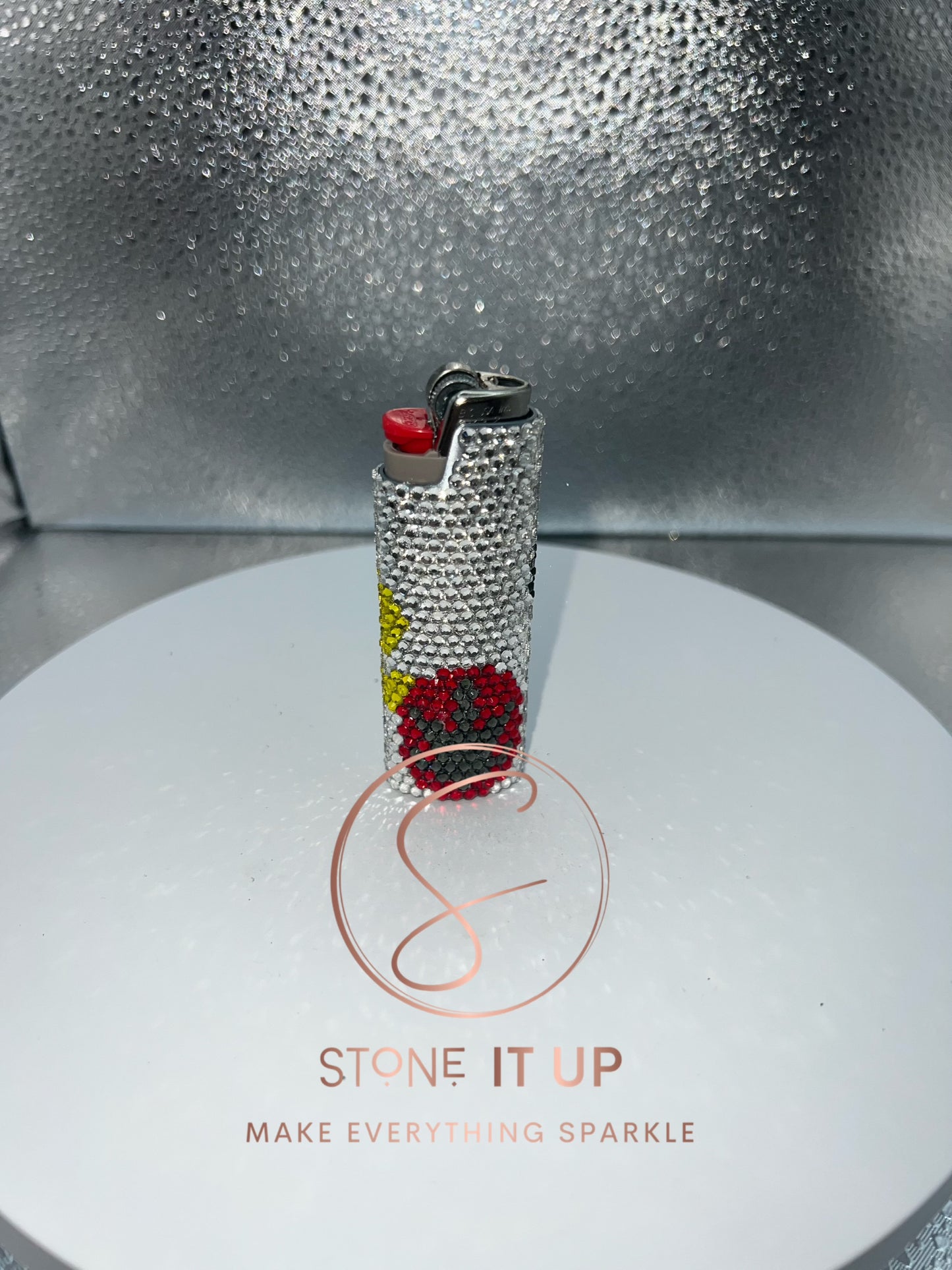 420 Blinged Lighter Sleeve