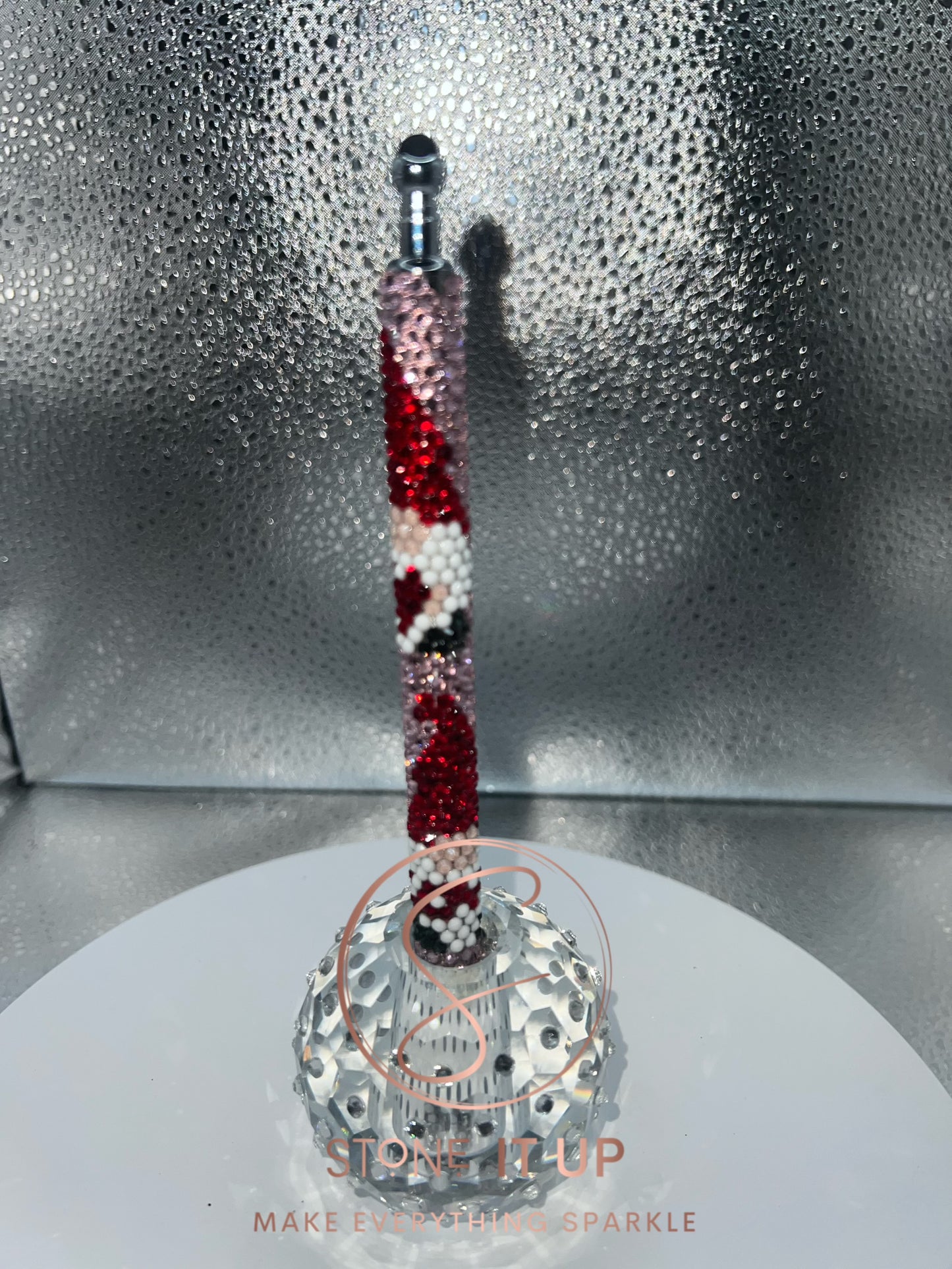 Valentine Love Gnomes Blinged Out Pen