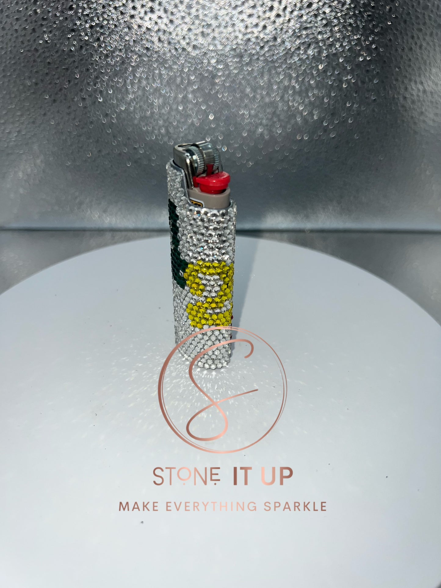 420 Blinged Lighter Sleeve