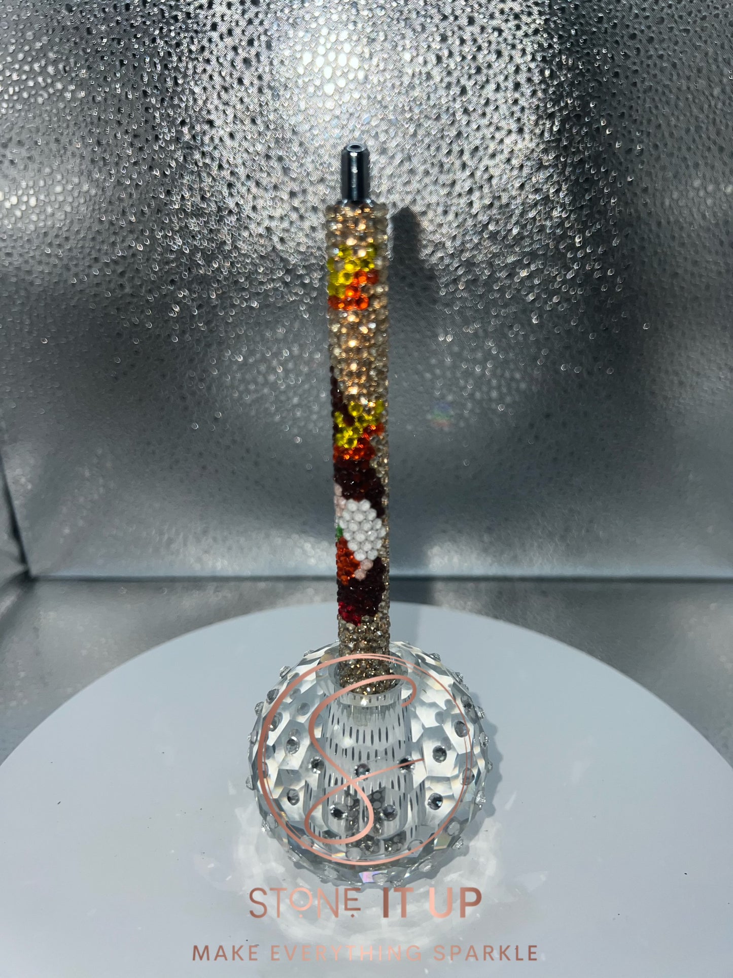 Fall Harvest Gnome Blinged Out Pen