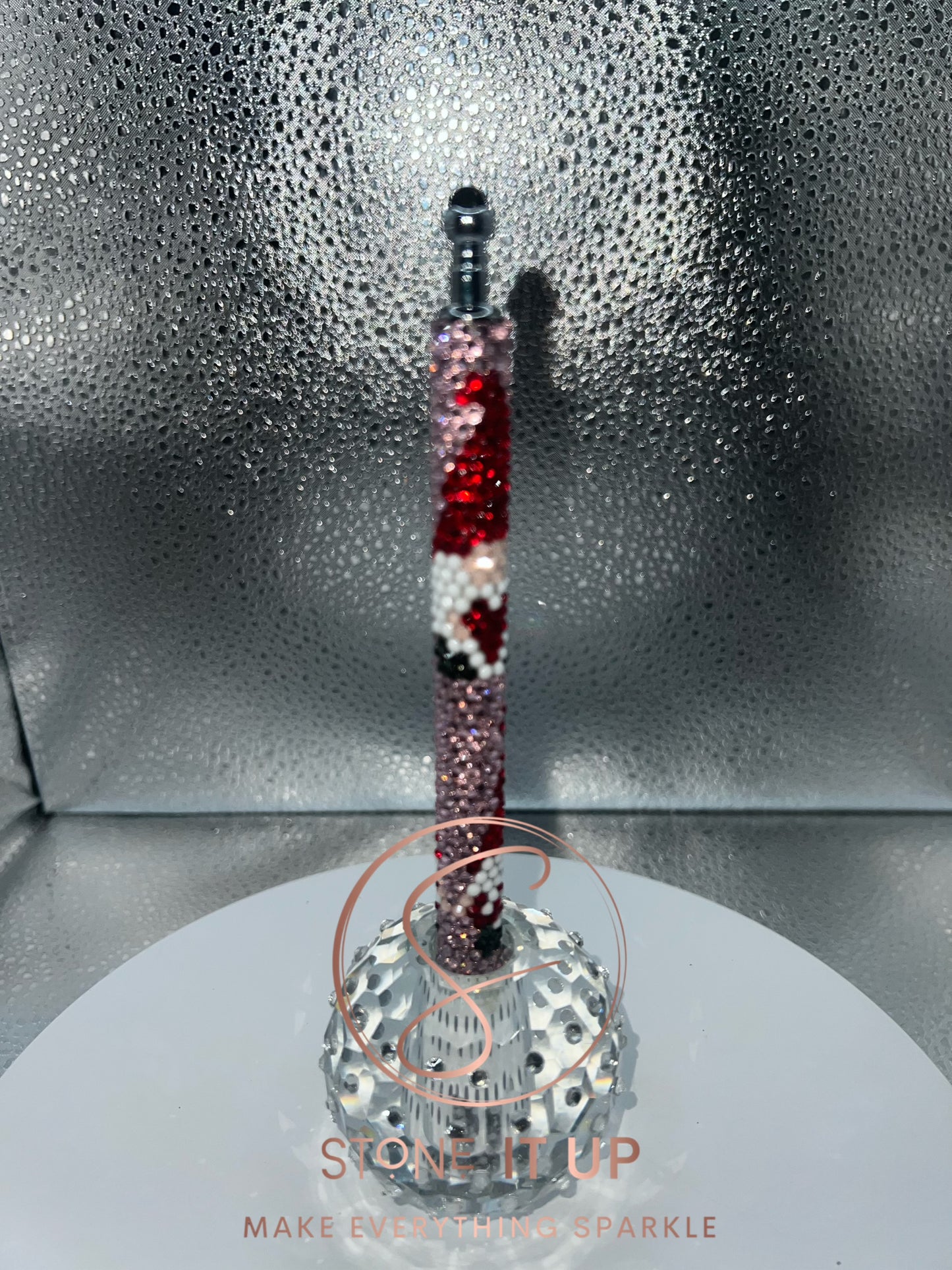 Valentine Love Gnomes Blinged Out Pen