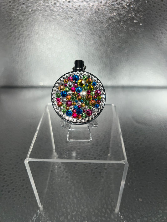Happy Go Lucky Hailey Blinged Out Heavy Duty Badge Reel