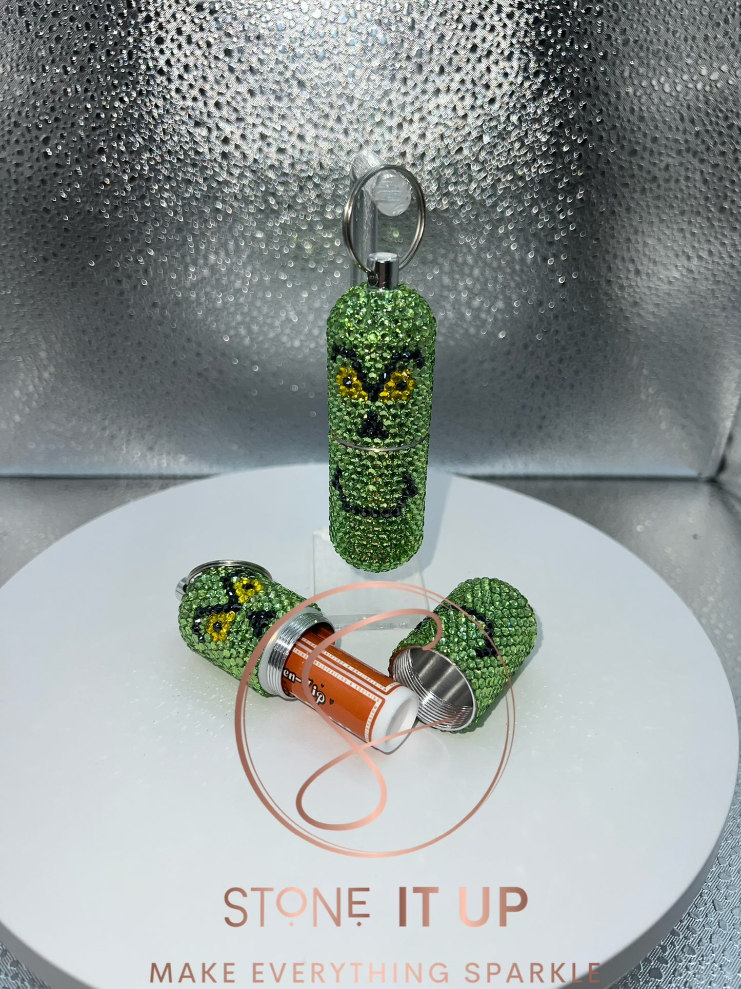 Green Monster Lipbalm Holder