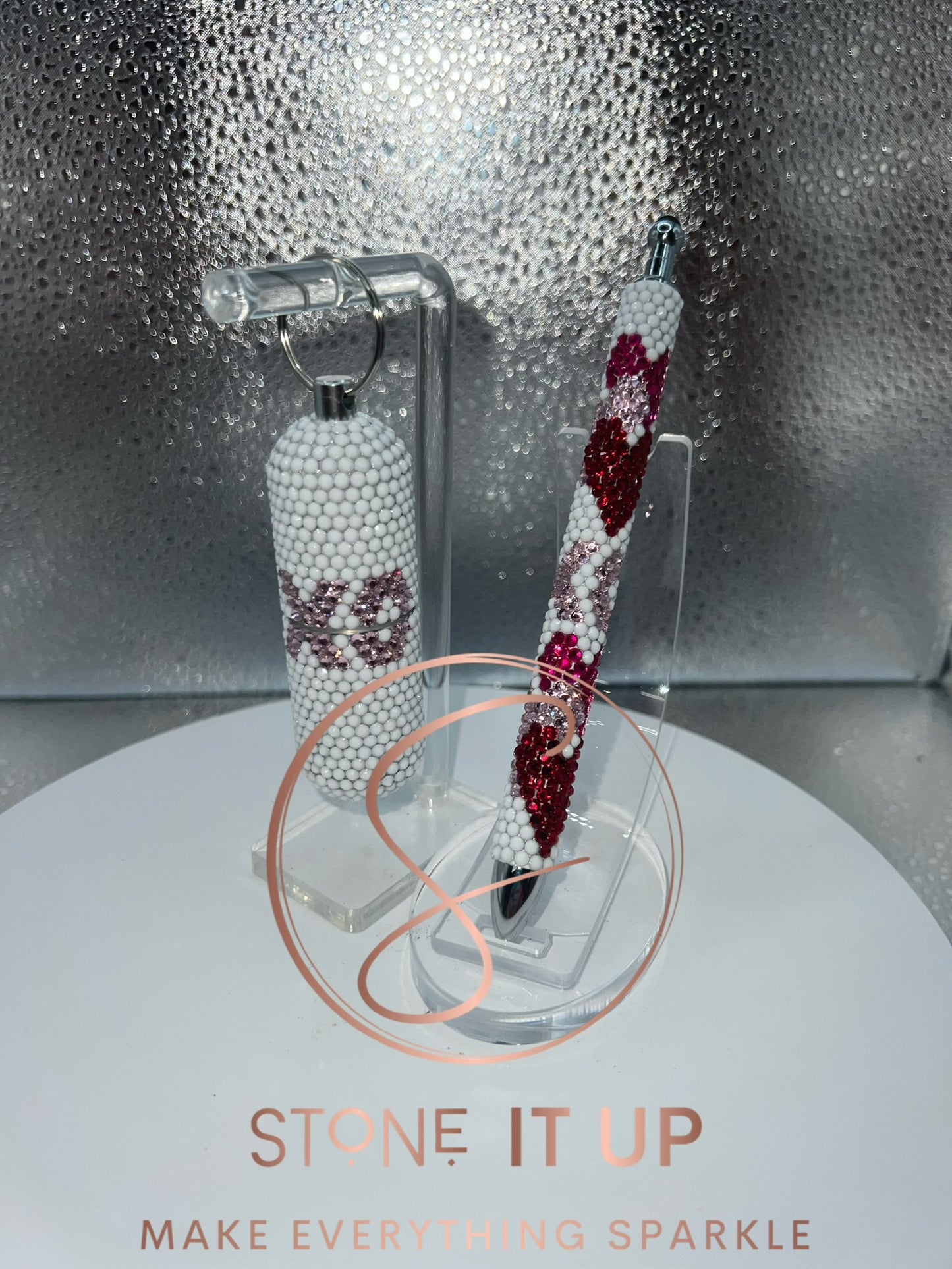 Valentine Hearts XO Chapstick Holder