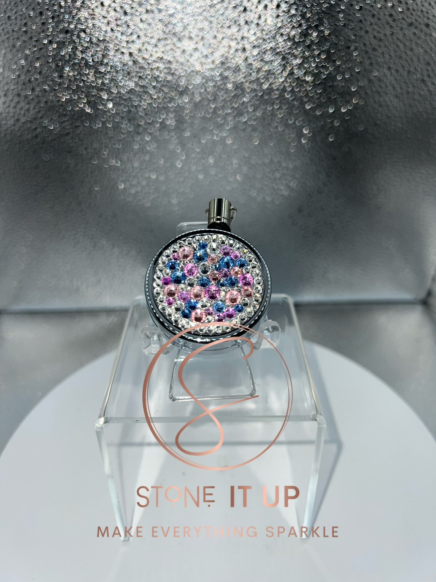 Elegant Erma Blinged Out Heavy Duty ID Badge Reel