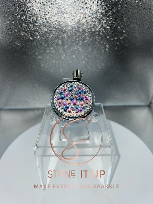 Elegant Erma Blinged Out Heavy Duty ID Badge Reel
