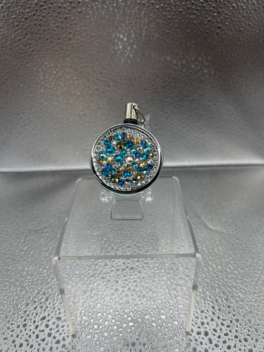 Seaside Sandy Blinged Out Heavy Duty Badge Reel