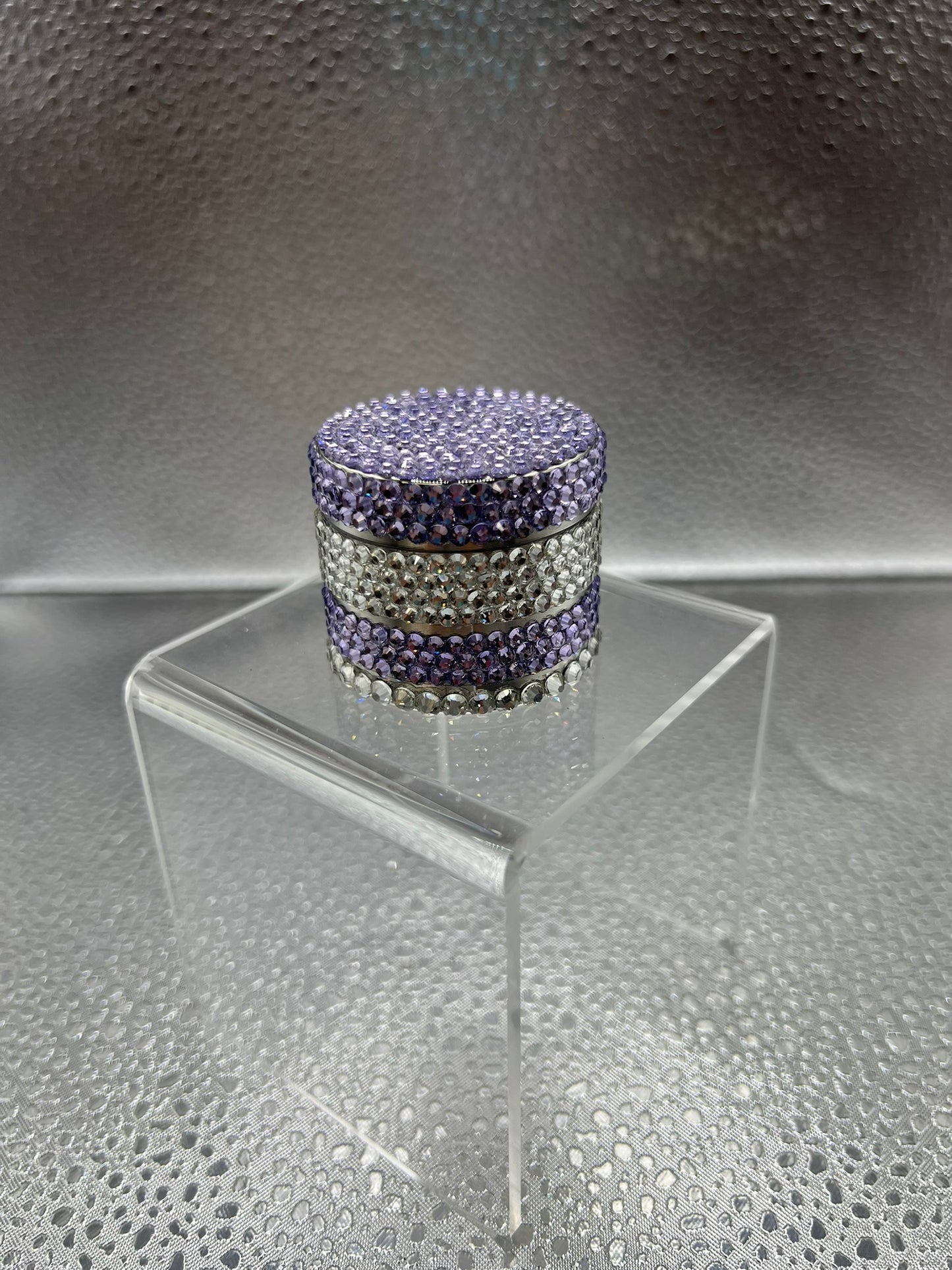 Light Purple & Clear Crystal Spice Grinder