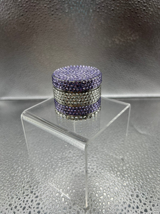 Light Purple & Clear Crystal Spice Grinder