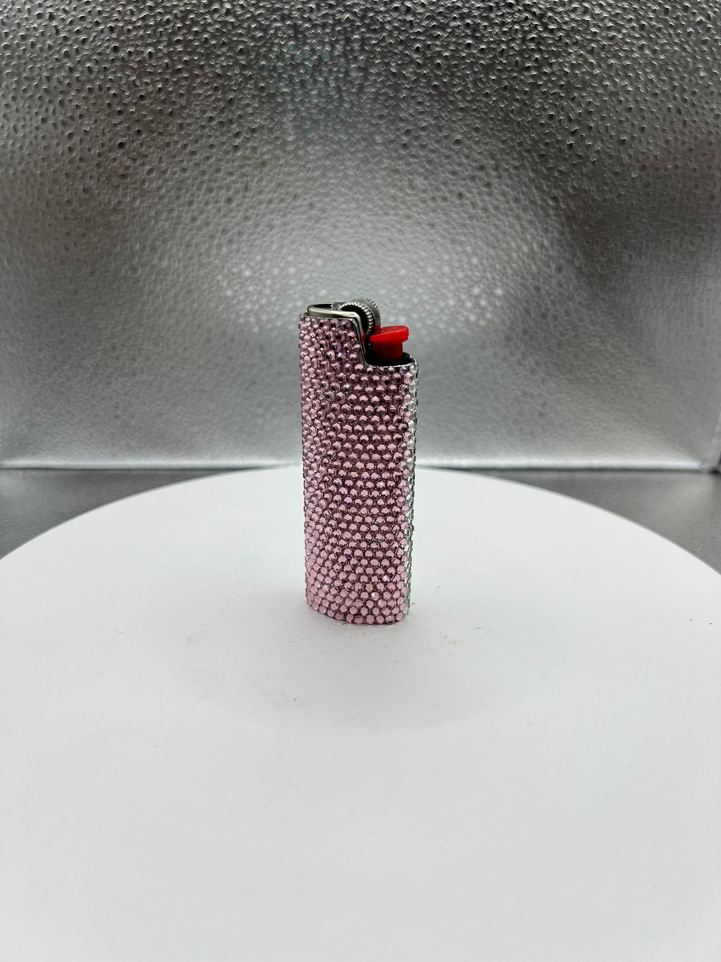 Clear Crystal / Light Pink Lighter Sleeve