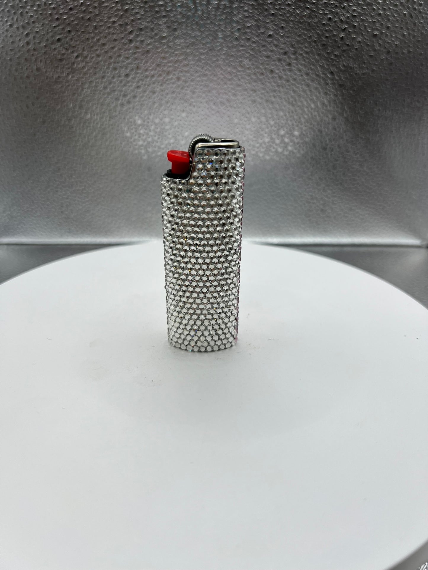 Clear Crystal / Light Pink Lighter Sleeve
