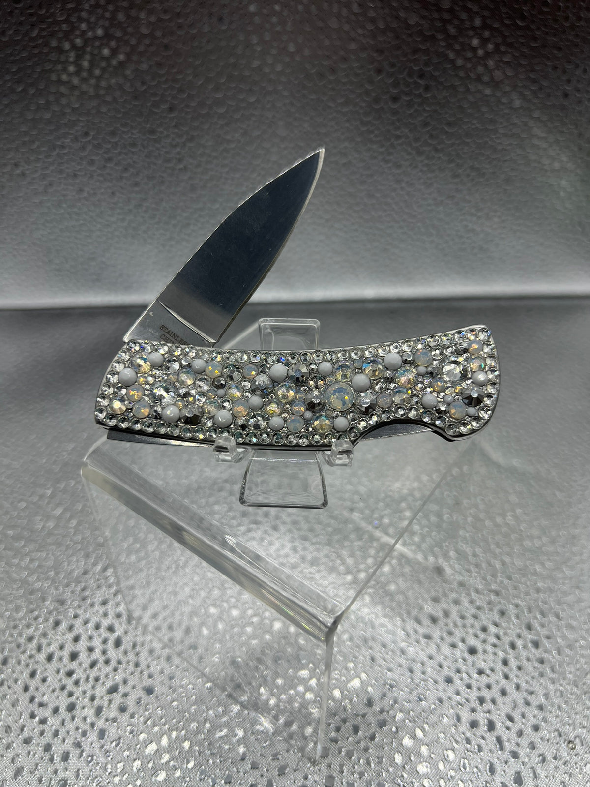Marry Me Marilyn Blinged Out Pocket Knife