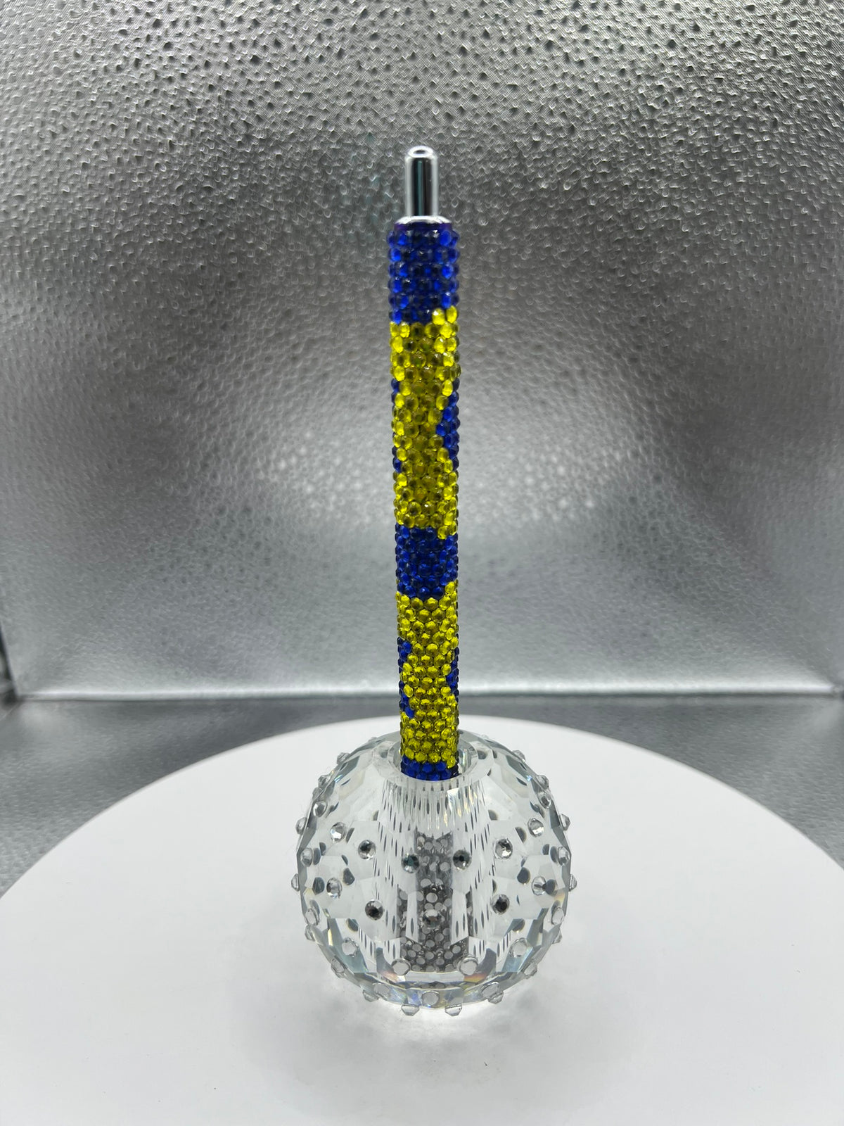 Michigan Rhinestone Gel Pen