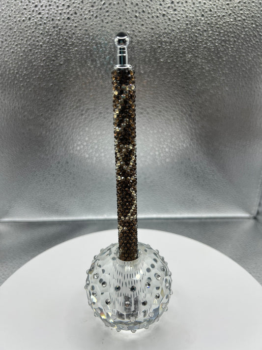 LV Rhinestone Gel Pen