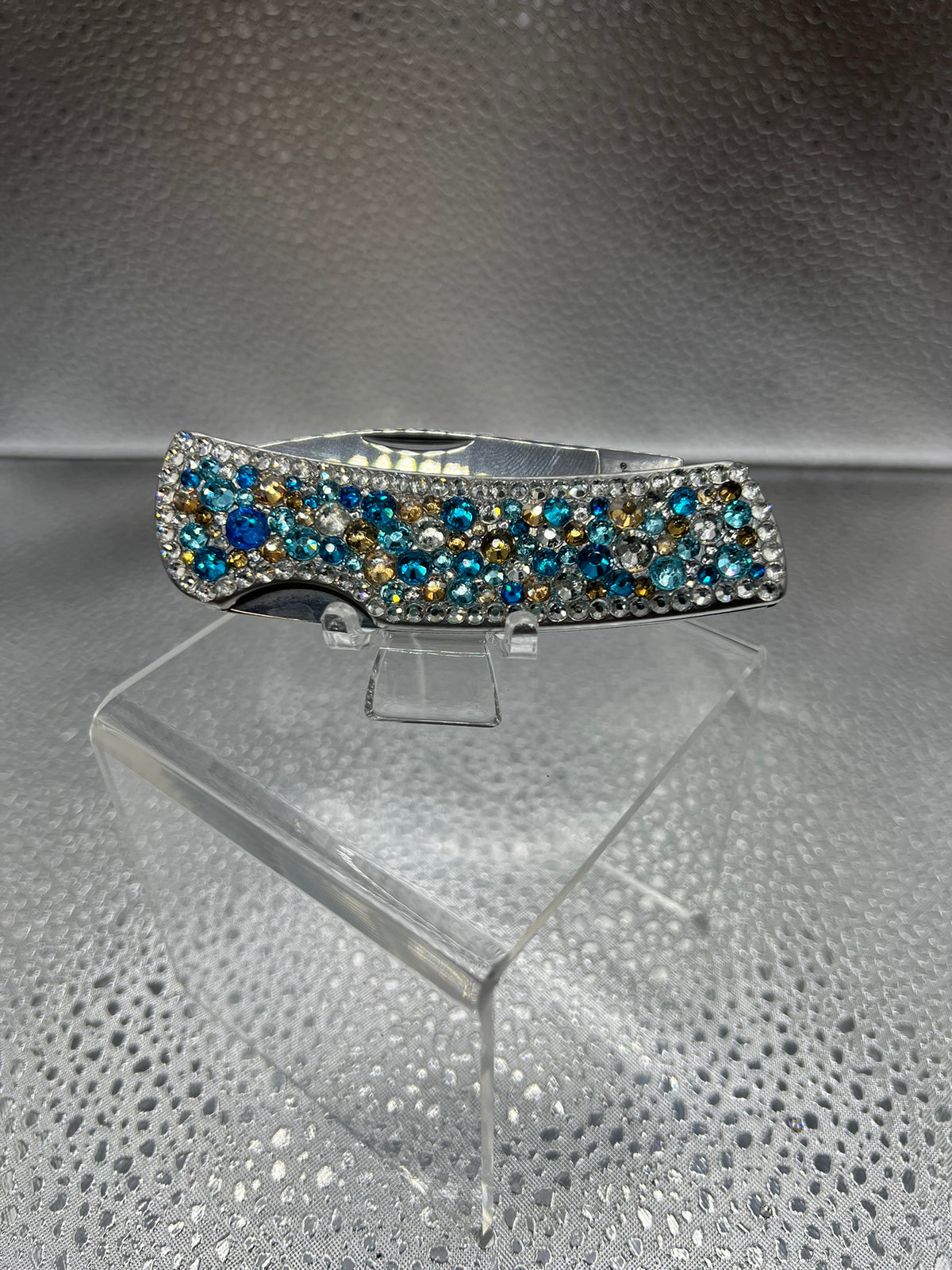 Seaside Sandy Blinged Out Pocket Knife