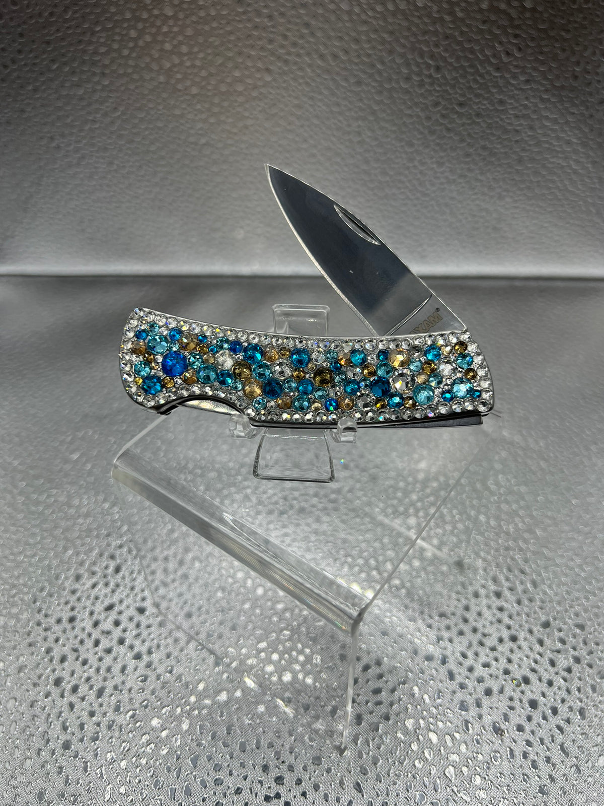 Seaside Sandy Blinged Out Pocket Knife