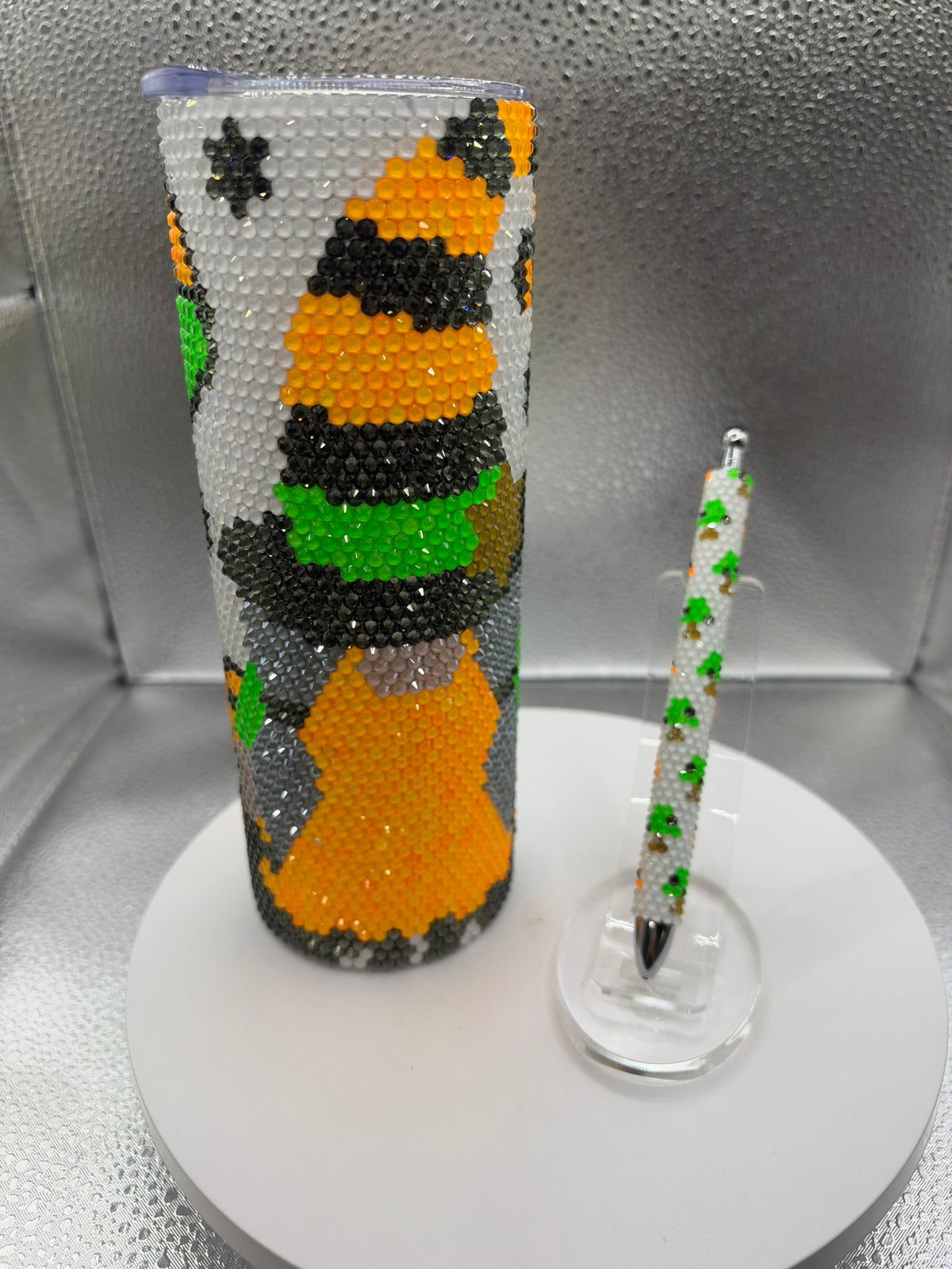 20oz Blinged Out Witchy Gnome