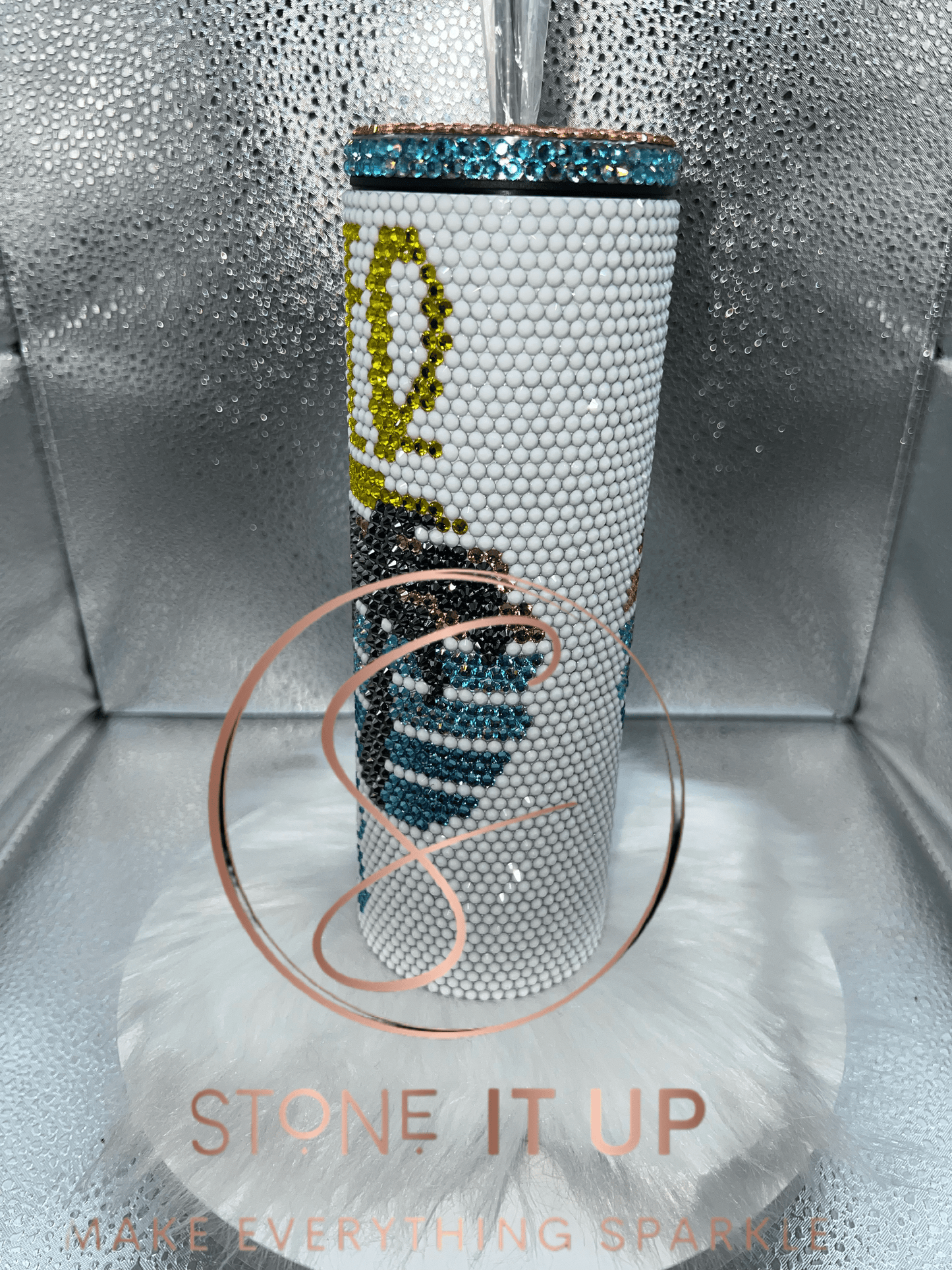 20oz Summer Vibes Blinged Out Tumbler