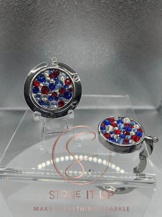 Freedom Glass Blinged Out Purse Hook