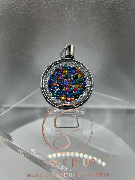 Va Va Va Voom Veronica Blinged Out Heavy Duty ID Badge Reel