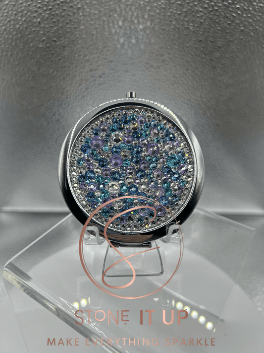 Made for Monique Blinged Out Round Shaped Compact Mirror