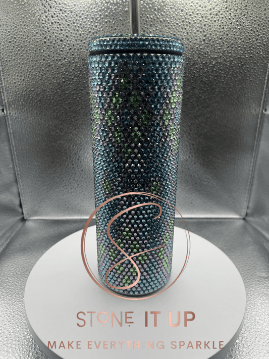 20oz Pastel Resin Rhinestone Tumbler