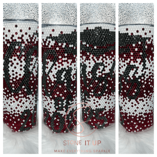 20oz Red & White Class of 2025 Grad Cap Tumbler